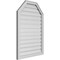 Ekena Millwork Octagonal Top Surface Mount PVC Gable Vent w/ 2"W x 1-1/2"P Brickmould Frame, 28"W x 40"H GVPOT28X4002SF - alternate 2